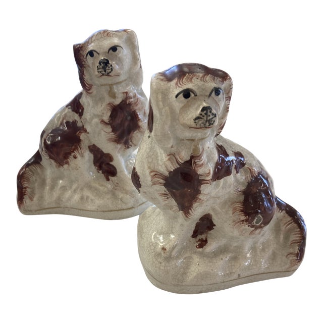 Pair of Small Staffordshire Terriers For Sale