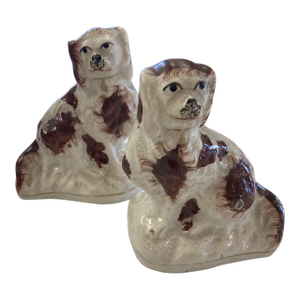Pair of Small Staffordshire Terriers