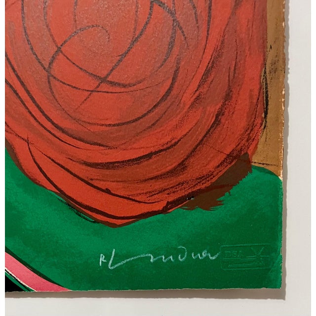 Pop Art Richard Lindner, 1971 Modernist Lithograph Redhead Pop Art Mod Fashionable Woman Richard Lindner, 1971 For Sale - Image 3 of 7