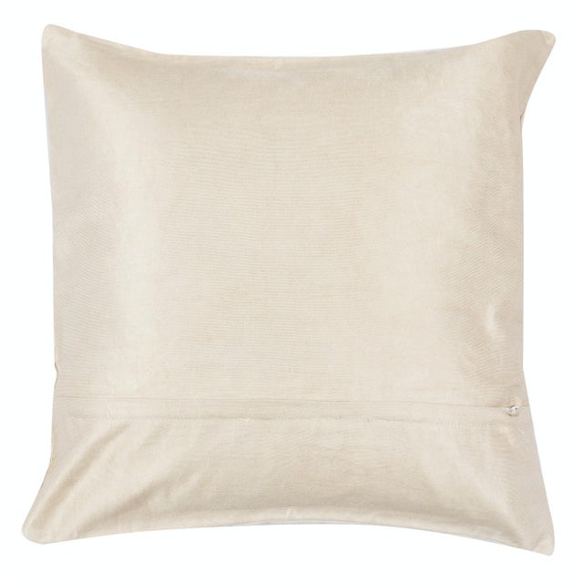 19"x20" Embroidered Pillow Cover. Boho & Chic Home Decor. All Silk Cushion Cover For Sale - Image 4 of 5