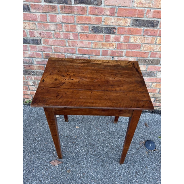 19th Century Single Drawer French Side Table For Sale - Image 11 of 11