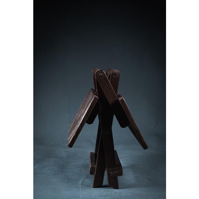 Vintage Ghana Folding Table, 2010s For Sale - Image 4 of 9