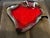 Vintage Red Glazed Ceramic Trinket Dish, 1960s For Sale - Image 14 of 15