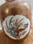 Vintage Japanese Gold Porcelain Floral Panel Vase For Sale - Image 4 of 10