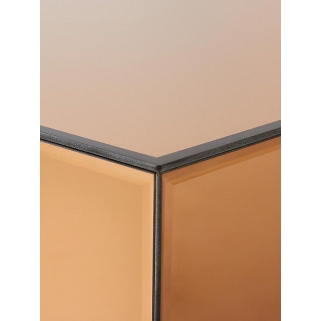 Glass Coffee Table in Smoked Brown from HKliving For Sale - Image 4 of 6