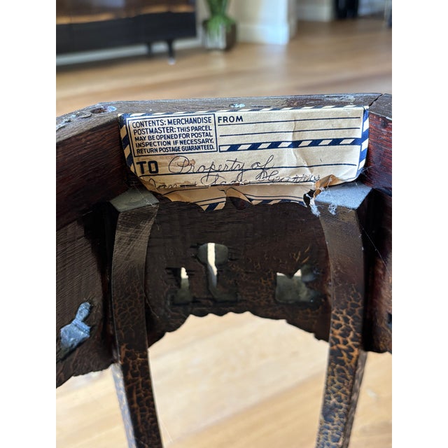 Pair of Antique Chinese Pedestals or Planters Circa 1920's For Sale - Image 12 of 12