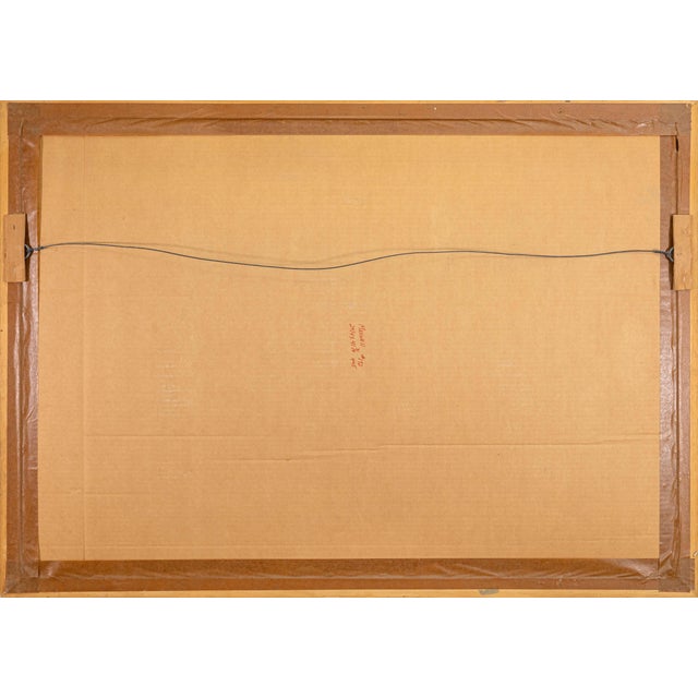 1980s Paul Maxwell Modernist Signed Cast Paper Three Dimensional Art 66/75 Framed For Sale - Image 5 of 8