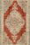 Mid 20th Century Mid 20th Century Turkish Oushak Rug in Orange Red, Light Green, Warm Taupe and Cream Colors For Sale - Image 5 of 10