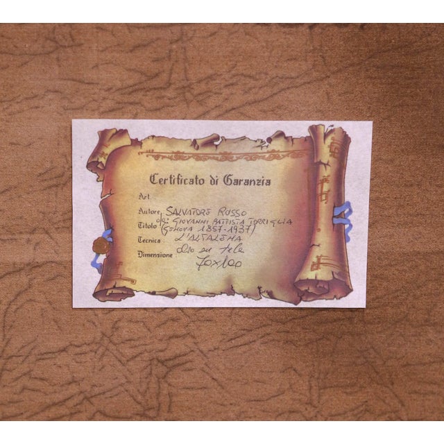 Late 20th Century Italian Oil Painting After Torriglia L’Altalena For Sale - Image 12 of 12