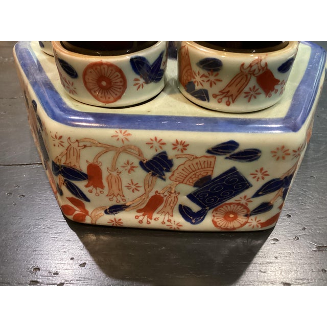 1960s Ironstone Ceramic Votive Candle Holder For Sale - Image 5 of 6