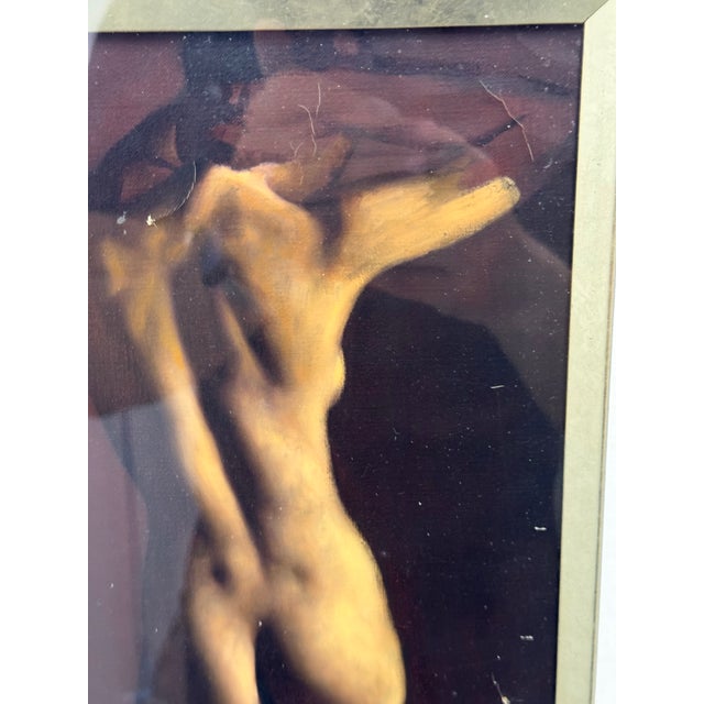 Cream Figurative Female Nude Painting For Sale - Image 8 of 12
