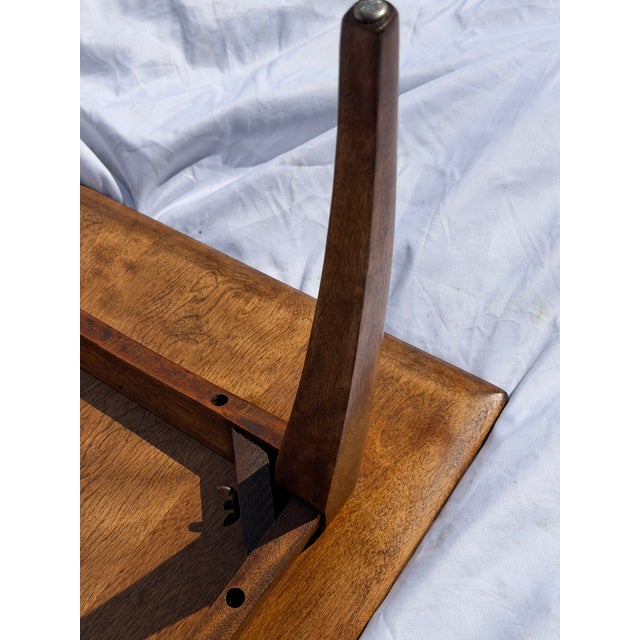Wood 1960s Heywood Wakefield Walnut Mid Century Modern Coffee Table For Sale - Image 7 of 8