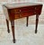 Traditional Wood Drop-Leaf Side Table With Two Drawers, 1930s For Sale - Image 3 of 15