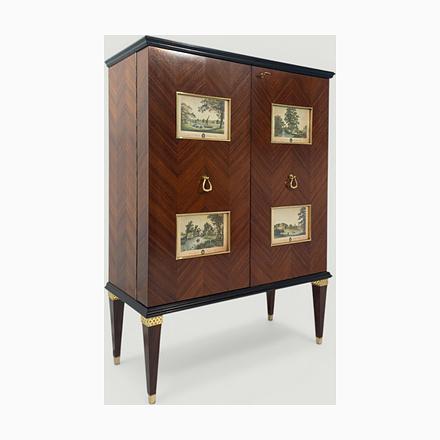 Mid-Century Modern Italian Bar Cabinet by Paolo Buffa, 1957 For Sale - Image 18 of 18