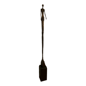 Original Bronze Sculpture, “Attenuated Figure” by Edward Walton Wilcox