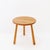 Wood Vintage Wooden Tripod Side Table with Rounded Legs For Sale - Image 7 of 10