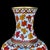 White Antique Chinese Cloisonné Red Vase With Five-Toed Dragons For Sale - Image 8 of 9