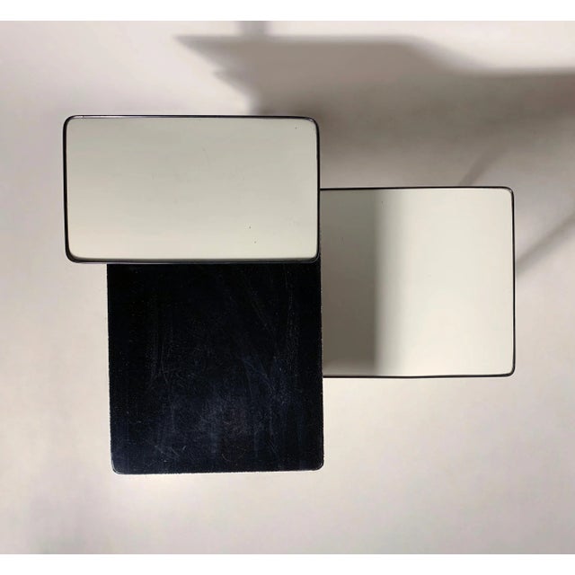 Mid-Century Modern Vintage Swatch-Like Design Side Table 'Planter/Flower' by OPAL For Sale - Image 3 of 5