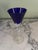 Glass 1990s Set of 8 Ajka Castille Albinka Cobalt Blue Crystal Wine Goblets, 24% Lead Crystal, Hungary For Sale - Image 7 of 9