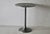 Silver Italian Tulip Style Alu Nickel Side Table Vintage For Sale - Image 8 of 13