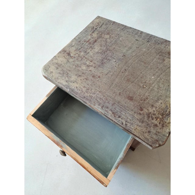 Industrial Antique Bedside Tables, 1890s, Set of 2 For Sale - Image 3 of 10