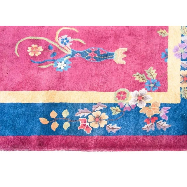 Early 20th Century Chinese Art Deco Rug For Sale - Image 9 of 12