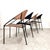 Set of 4 chairs model du41 by gastone rinaldi for rima, italy, 1950s. This refined set of chairs represents the excellence...