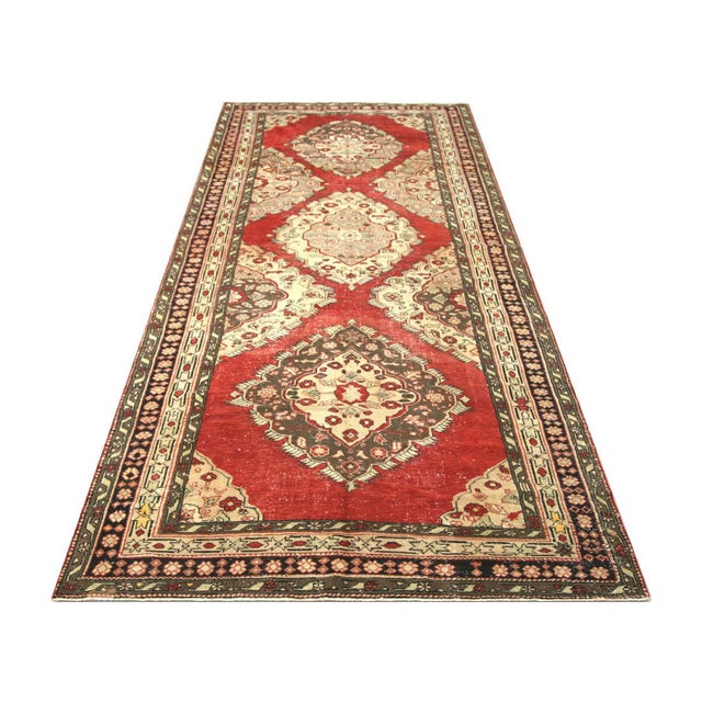 1960s 1960s Turkish Oushak Rug For Sale - Image 5 of 6