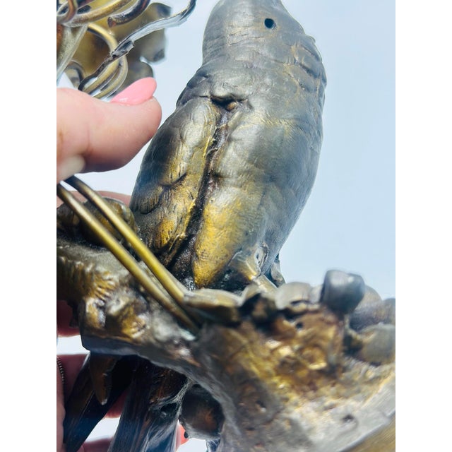 Bronze Sculpture of a Parakeet For Sale In Charleston - Image 6 of 7