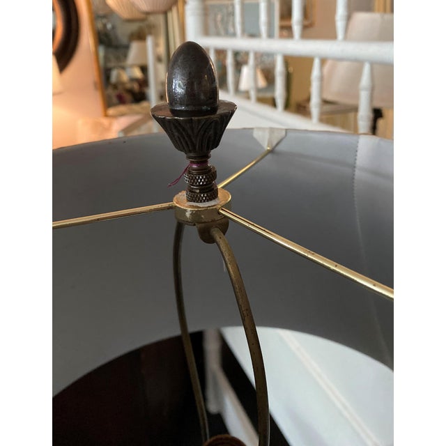 1840's C Levering Importer Hand-Painted Baltimore Advertising Lamp For Sale - Image 9 of 13