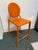 Euro Style Isabelle Orange Counter Stools, Pair For Sale - Image 4 of 12