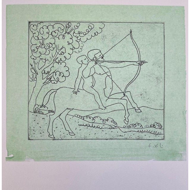 2000 - 2009 François-Xavier Lalanne, House and Boar, 2005, Etching For Sale - Image 5 of 5