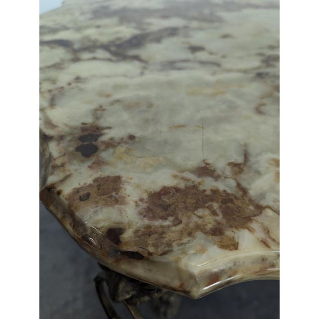 Coffee Table in Bronze and Onyx For Sale - Image 4 of 8