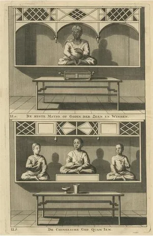 Valentijn, Chinese Temple and Chinese Deity Calamija, 1726, Paper