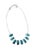 Unique Sterling Silver and Turquoise necklace. The 19” necklace also has a 3” extender chain. New, unworn necklace,...