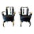 19th Century Steer Horn Side Chairs - A Pair For Sale