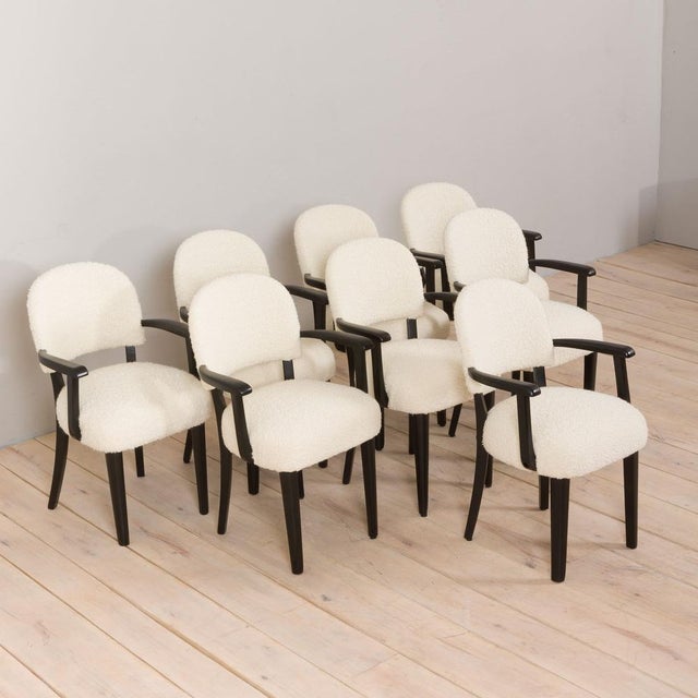 Paris Hotel Dining Chairs, France, 1950s, Set of 8 For Sale - Image 18 of 18