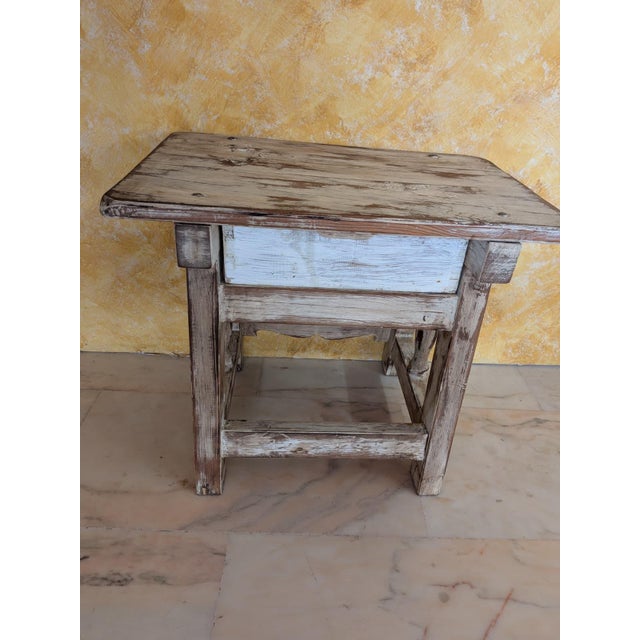 1960s Rustic Side Table, 1960 For Sale - Image 5 of 16