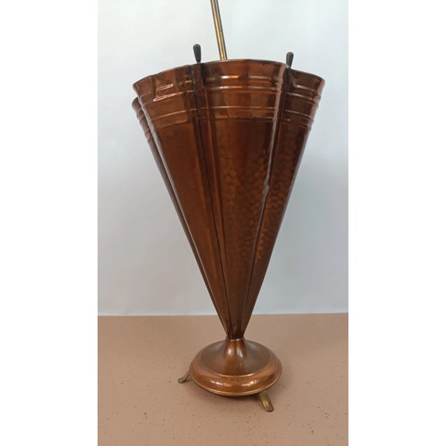 Umbrella Stand in Copper, 1960s For Sale - Image 9 of 10