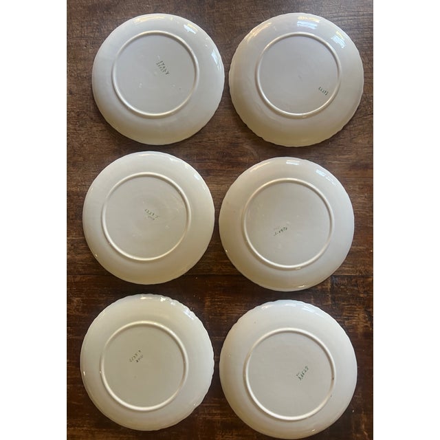 Yellow Mottahedeh Daisy Plates, Set of 6, C. 1960's For Sale - Image 8 of 9