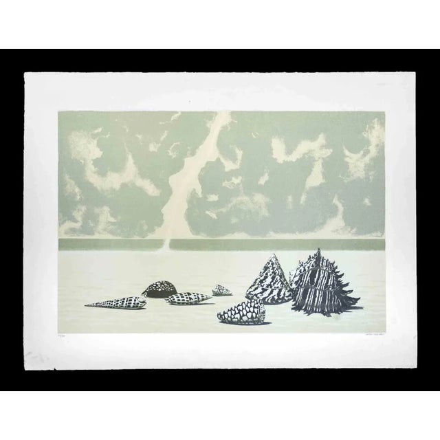 Gino Guida, Untitled, Lithograph, 1980 For Sale