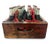 Coca Cola Bottling Co. Vintage Coca-Cola Bottling Company Los Angeles Wood Crate With Glass Bottles & Carriers For Sale - Image 4 of 10
