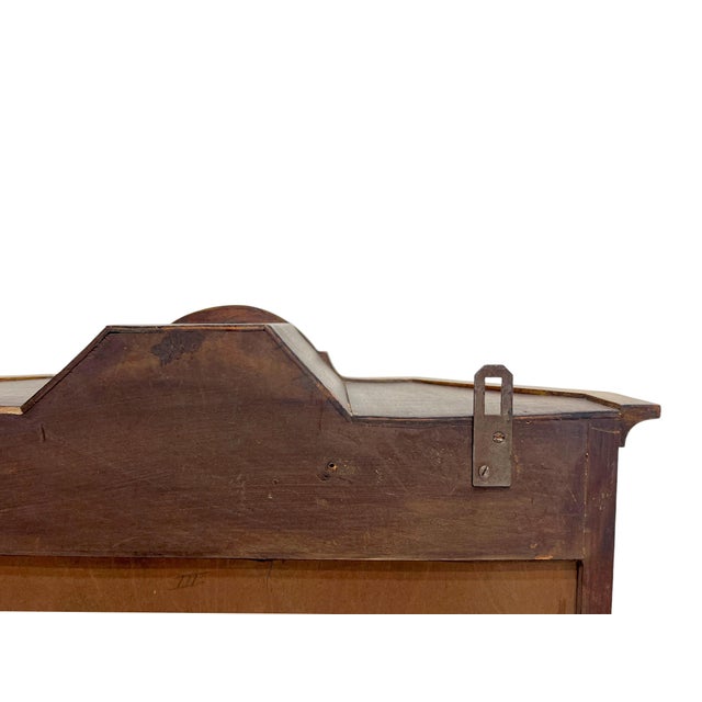 Vintage Walnut and Glass Wall Hanging Display Cabinet, 1950s For Sale - Image 11 of 12