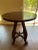 Fremarc Montecito Bistro Table Solid Wood with Plank Top 42” Round X 42” High, Bar Height English Walnut Standard Finish