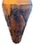 Late 20th Century Late 20th Century Monumental Teak Root Floor Lamp With Burmese Silk Shade For Sale - Image 5 of 17