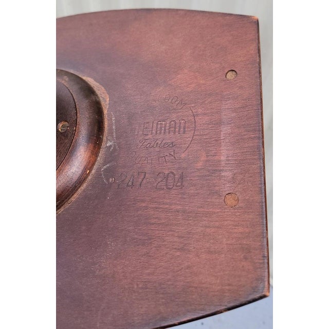 Wood 20Thc Inlaid Side Table For Sale - Image 7 of 7