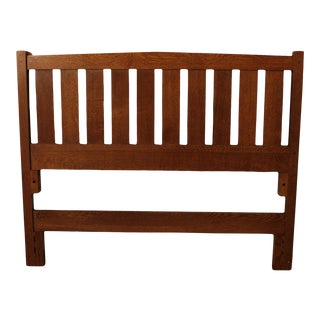 Stickley Mission Collection Oak Full Size Headboard (B) For Sale