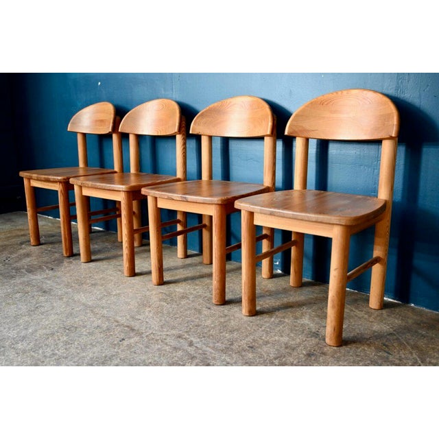 Brutalist Oval Extendable Table and Chairs by Rainer Daumiller, Set of 5 For Sale - Image 6 of 18