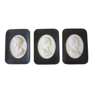 Stone Carved Intaglio - Set of 3 For Sale