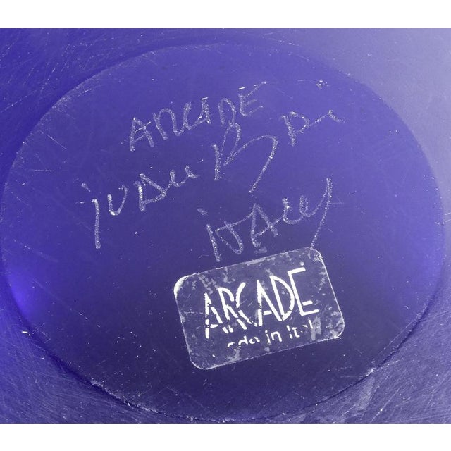 Glass Glass Vase by Ivan Baj for Arcade, 2000s For Sale - Image 7 of 14